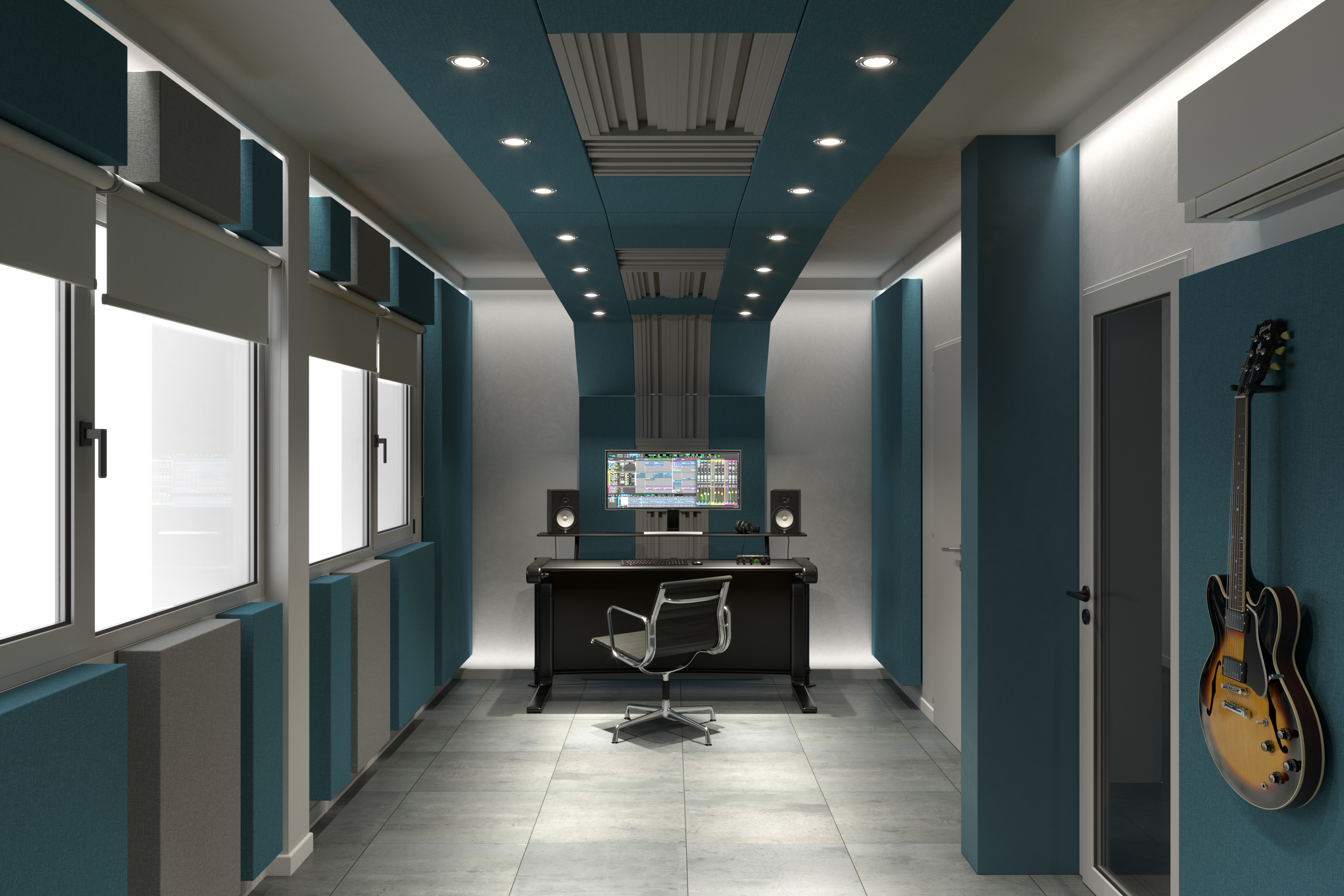 Reforma de Baño en Suite y Sala de Ensayo - Vista 2